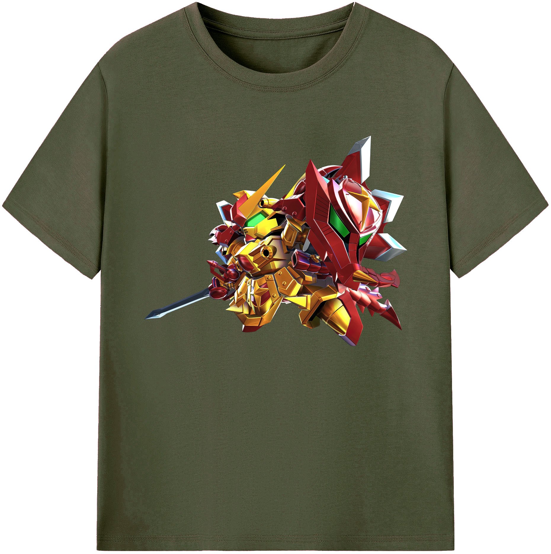 （画像用） 機動戦士ガンダム Mobile Suit Gundam 綿100％ メンズ半袖Tシャツ｜肌触りやわらか＆通気性